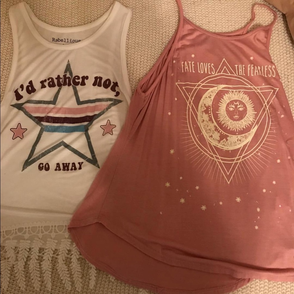 Two tank tops